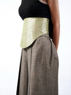 Silk Pleated Trouser