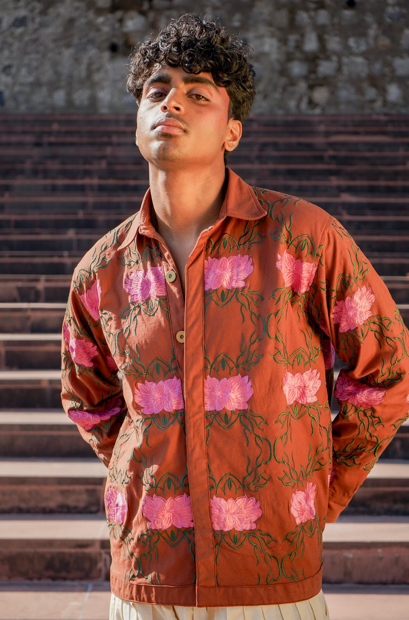 "Gulraiz" Over Shirt