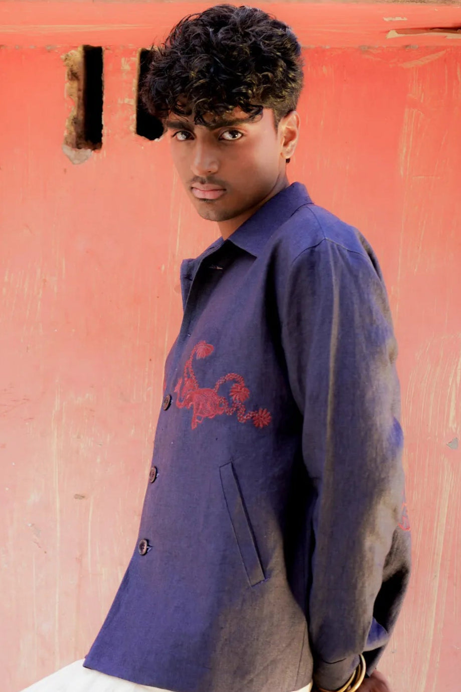 "Neelraag" Linen Over Shirt
