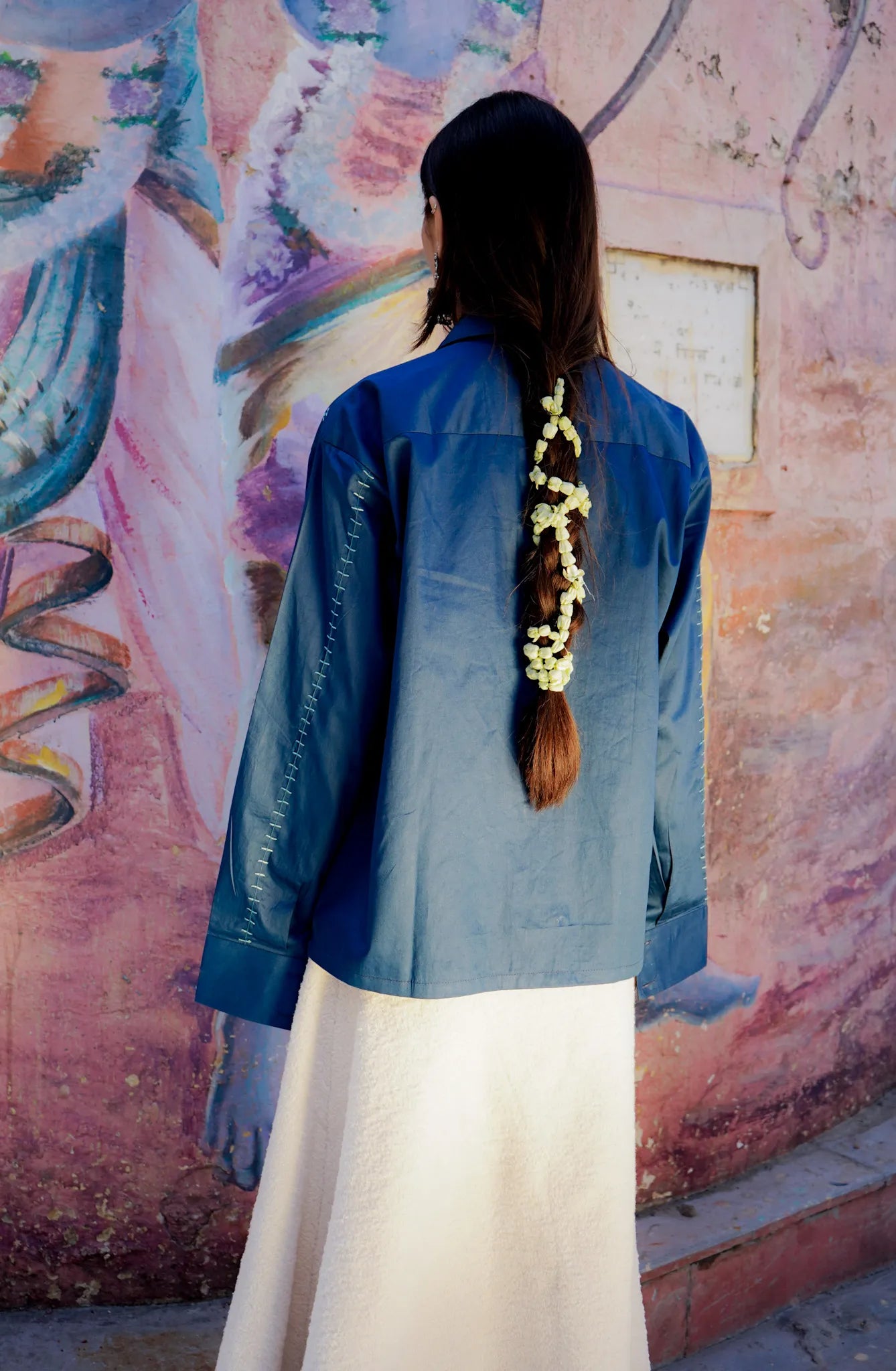 "Gajra" Applique Shirt