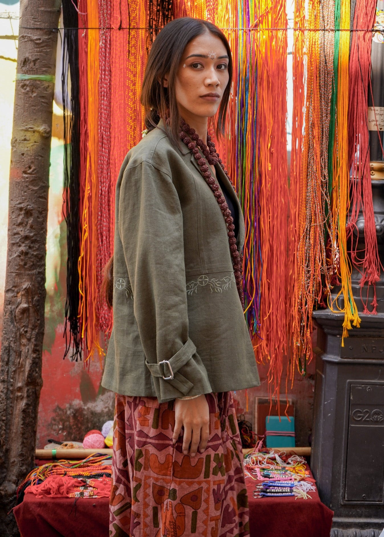 "Ananta" Linen Jacket