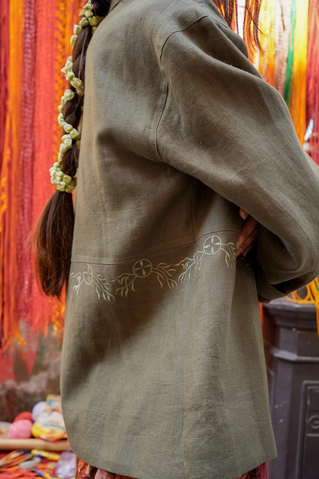 "Ananta" Linen Jacket