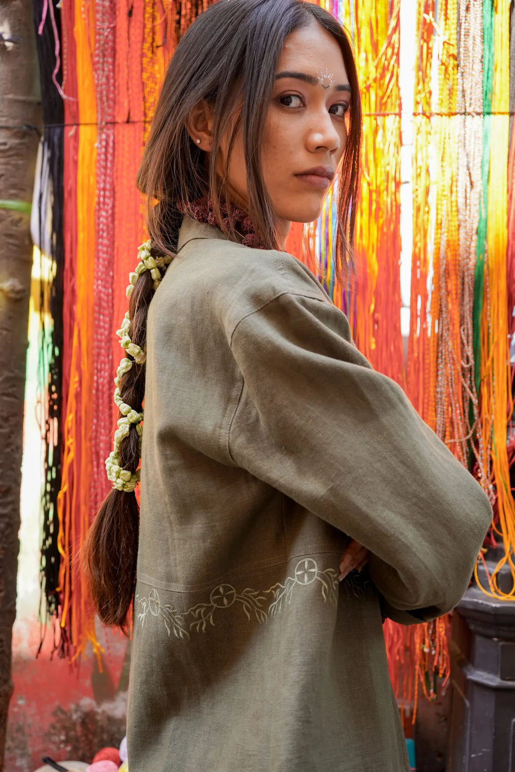 "Ananta" Linen Jacket