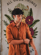 Ahi Linen Shirt & Prithvi Pants (Unisex Coord Set)