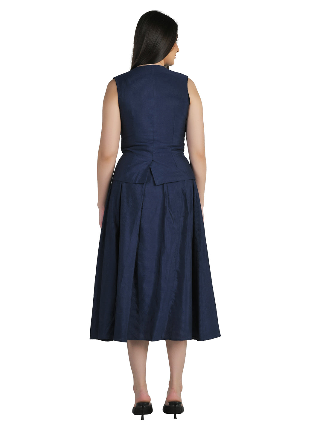 Empire Coordset Waistcoat & Pleated Skirt