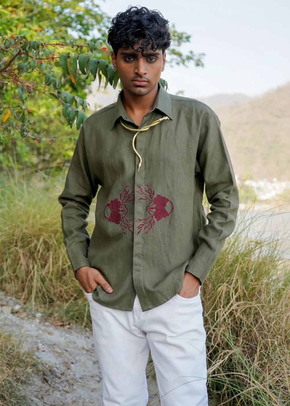 "Naksh" Linen Shirt