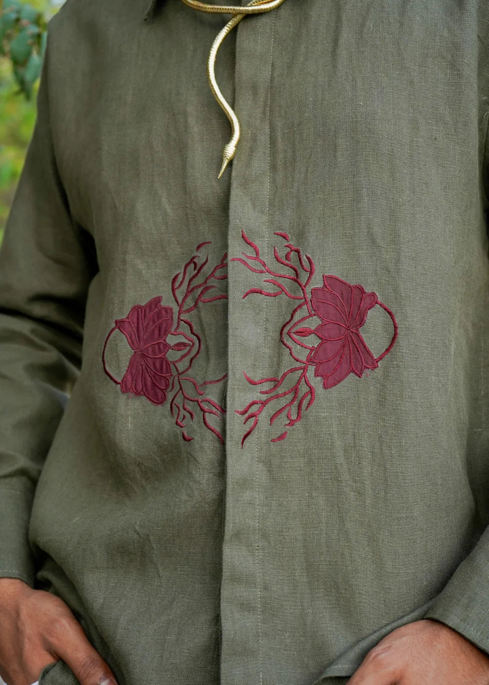 "Naksh" Linen Shirt