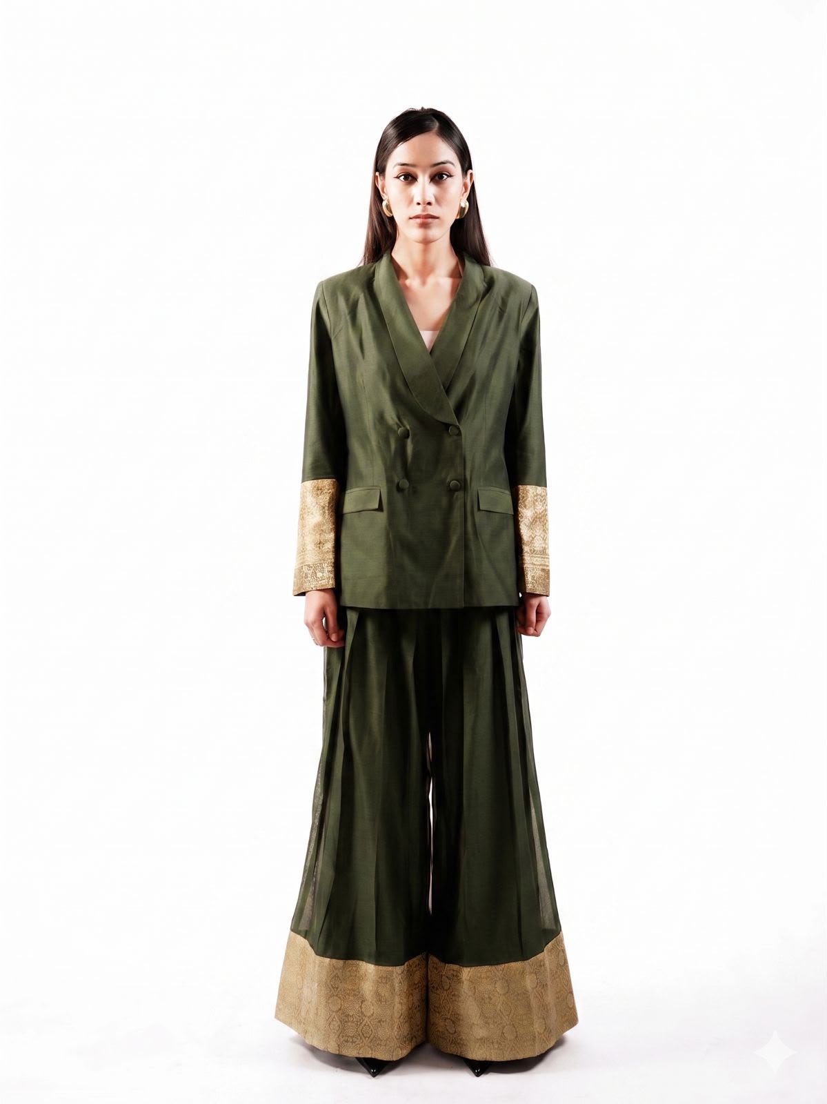 Tissue Silk  Coordinated  Set