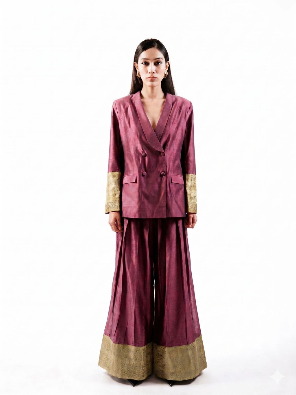 Tissue Silk  Coordinated  Set