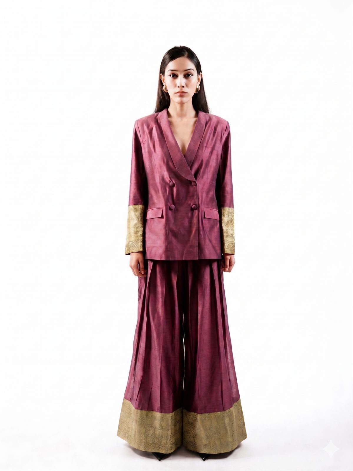 Tissue Silk  Coordinated  Set
