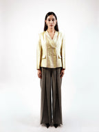 Pathani Silk Blazer(Dark)