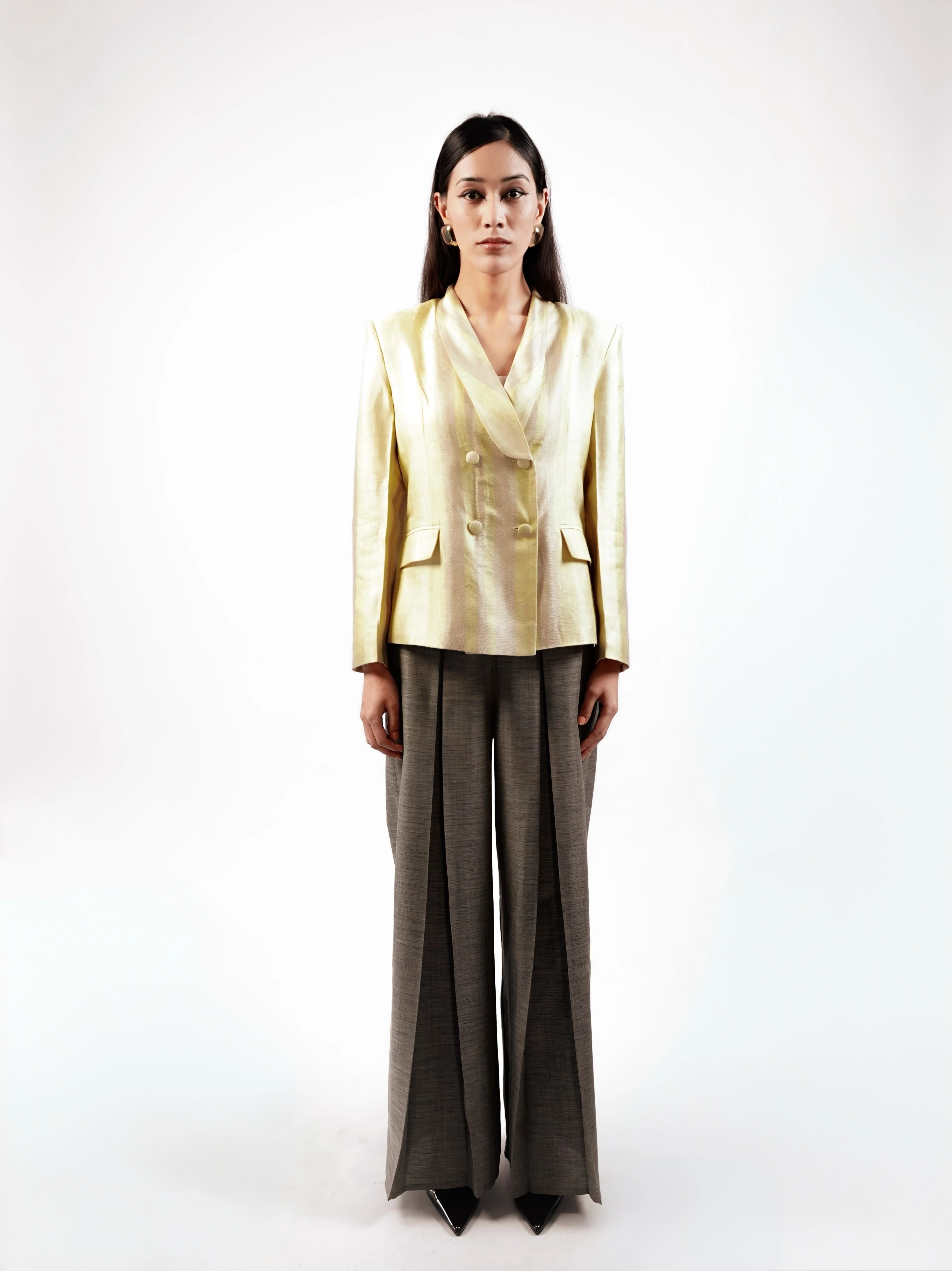 Pathani Silk Blazer(Dark)