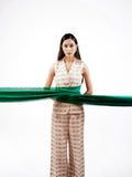 Seashell Noil Silk Coordinated Set