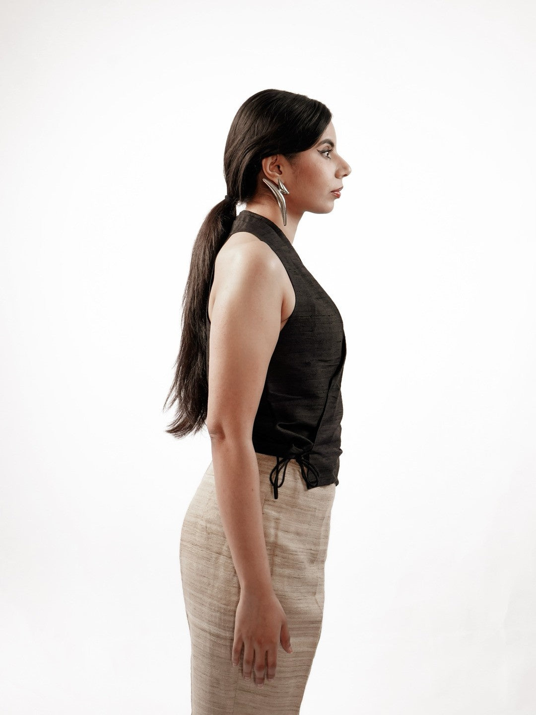 Khadi Silk  Tapered Trousers