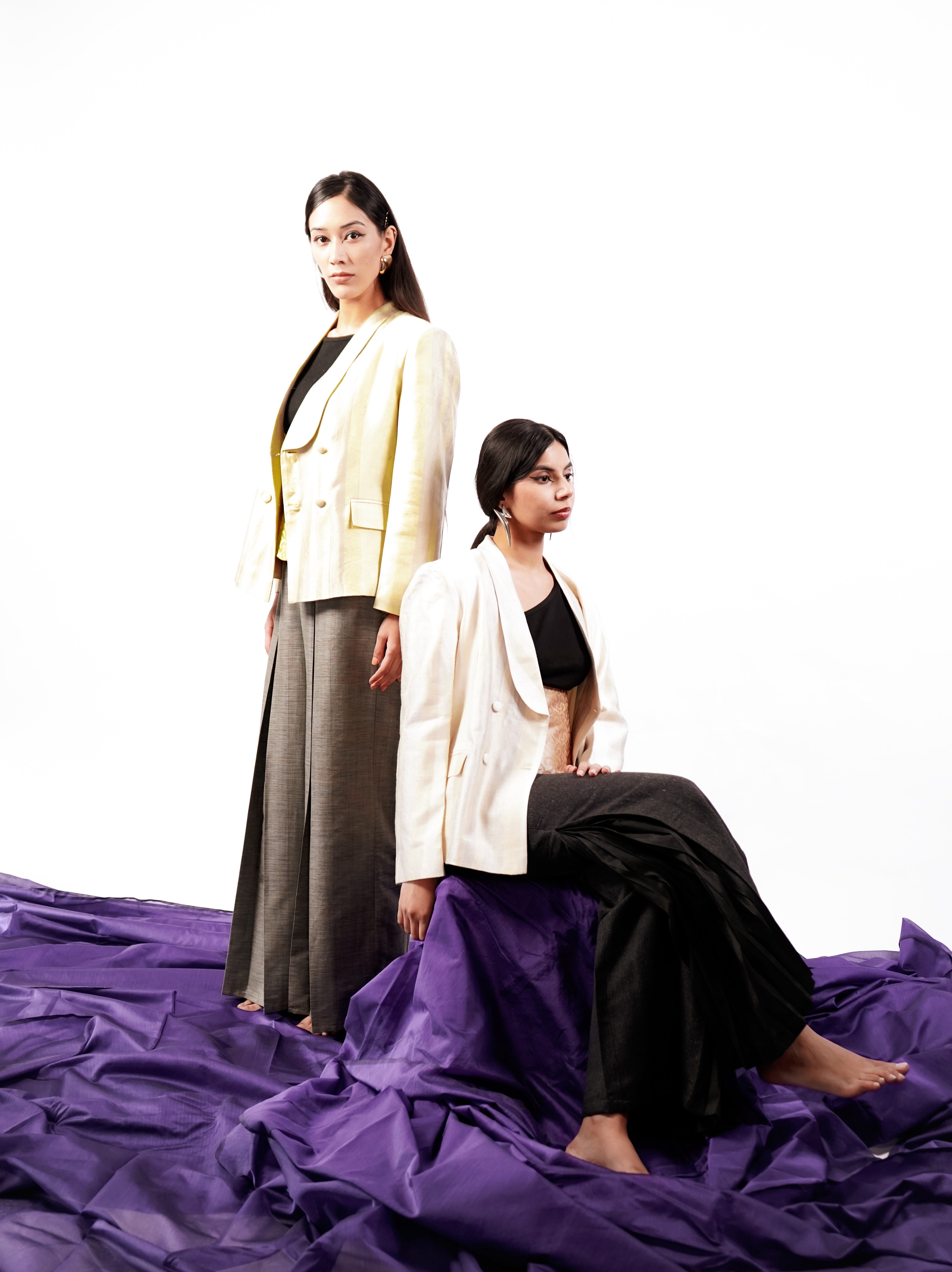 Pathani Silk Blazer(Light)