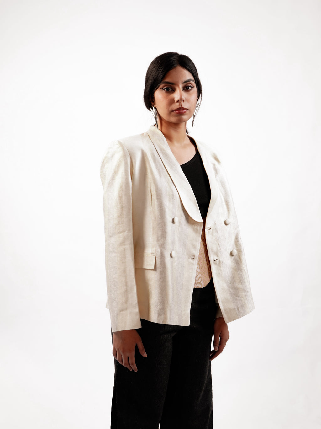 Pathani Silk Blazer(Light)