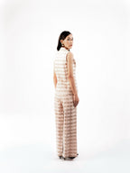 Seashell Noil Silk Coordinated Set