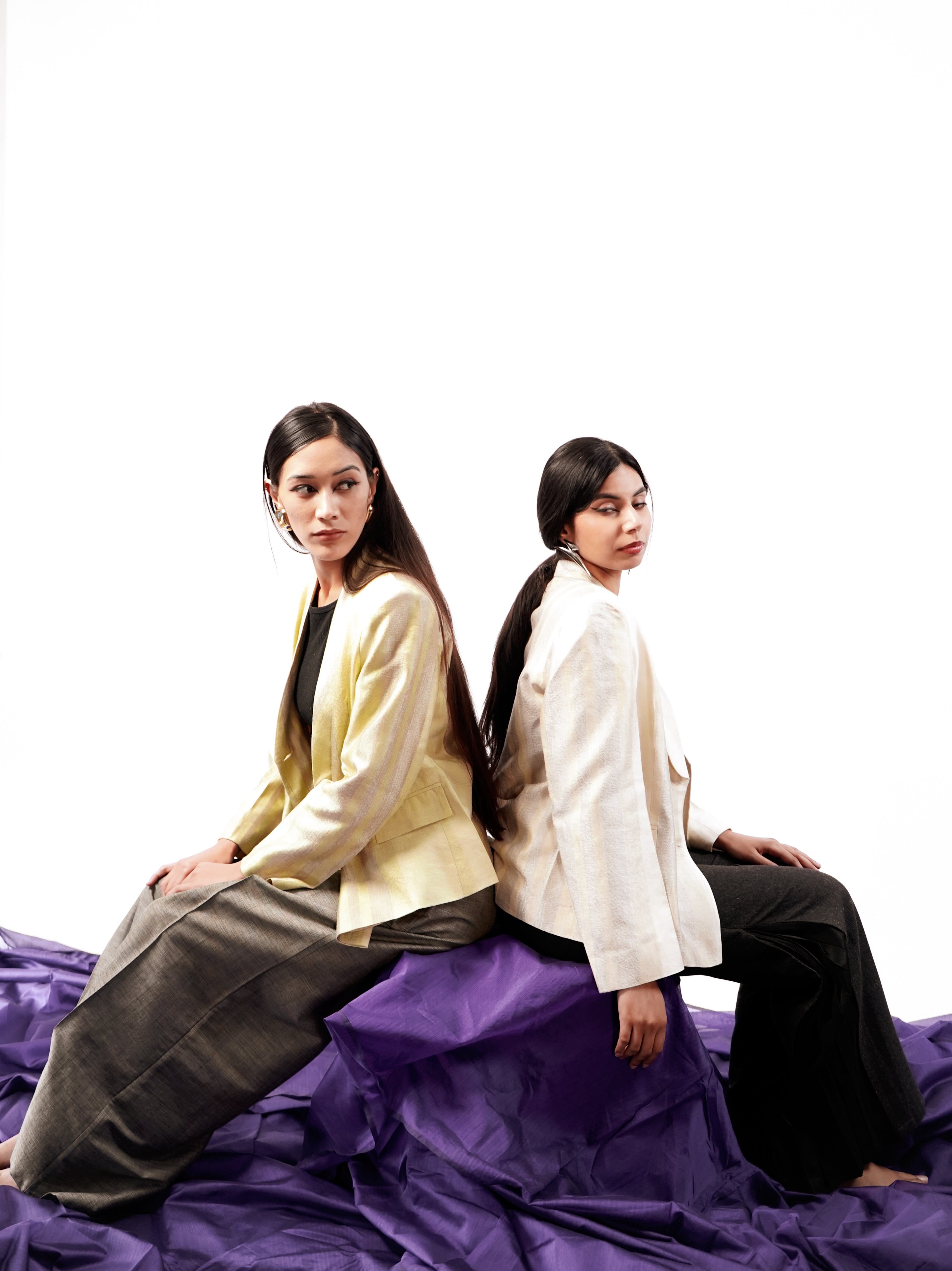 Pathani Silk Blazer(Dark)