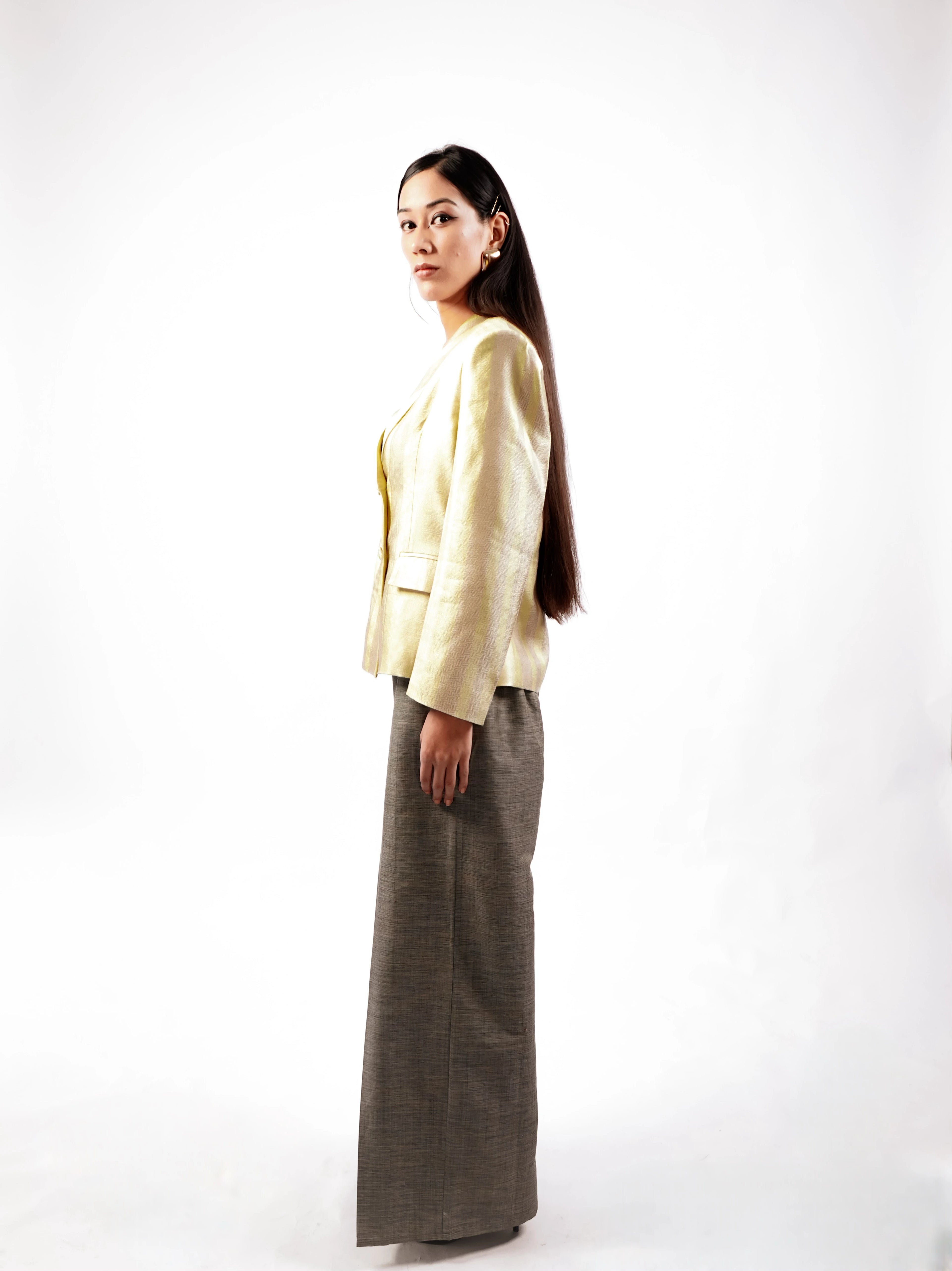 Pathani Silk Blazer(Dark)