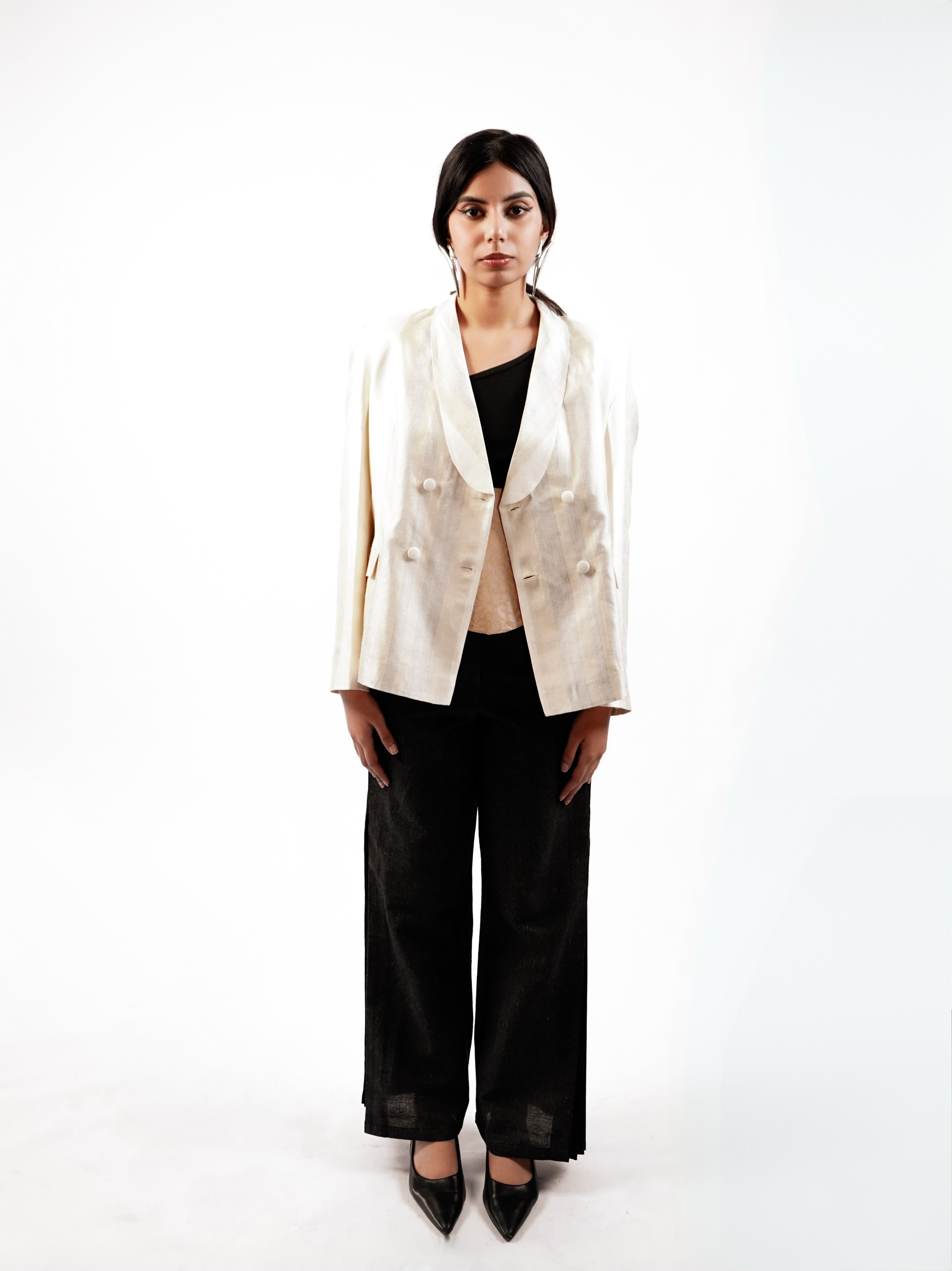 Pathani Silk Blazer(Light)