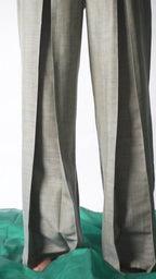 Silk Pleated Trouser