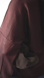 Dobbi Silk Pleated Top