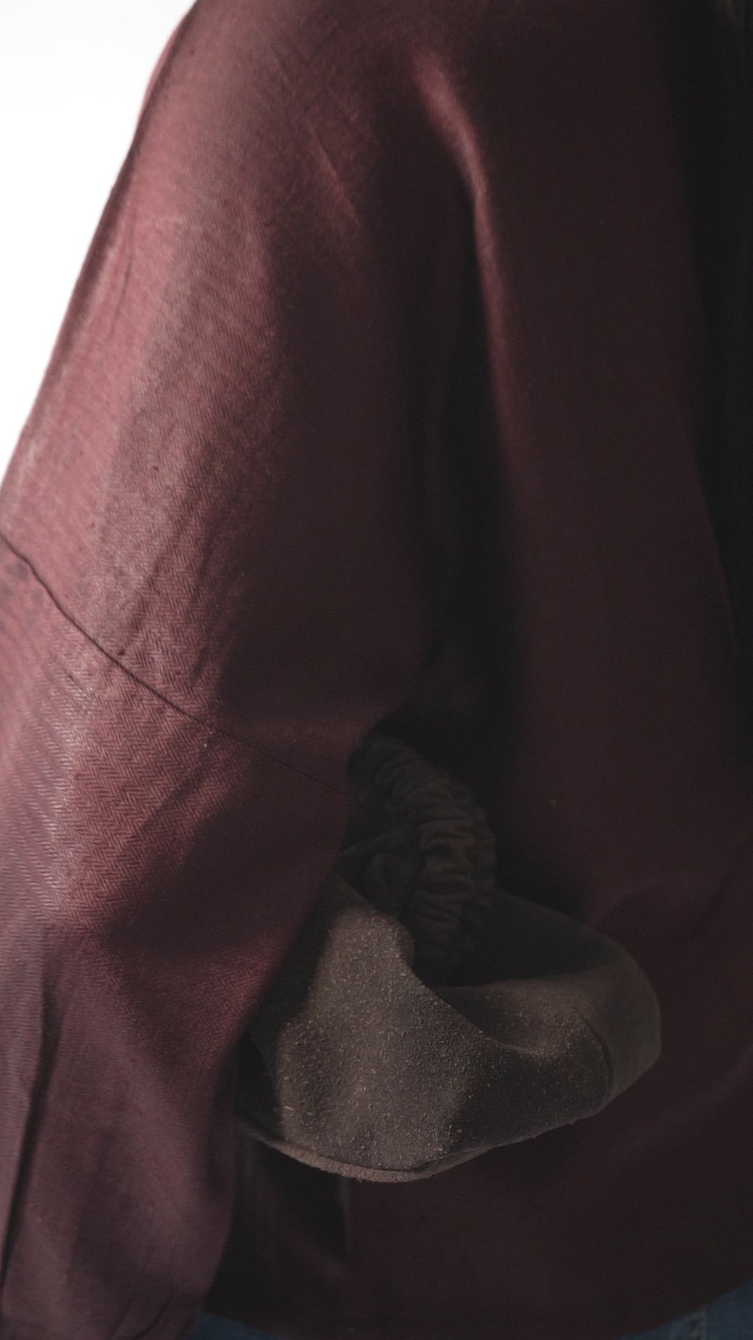 Dobbi Silk Pleated Top