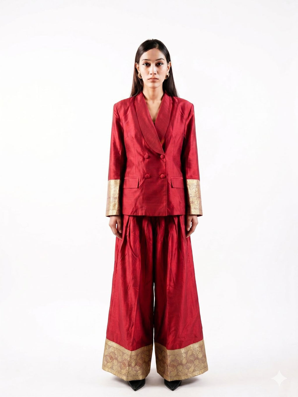 Tissue Silk  Coordinated  Set