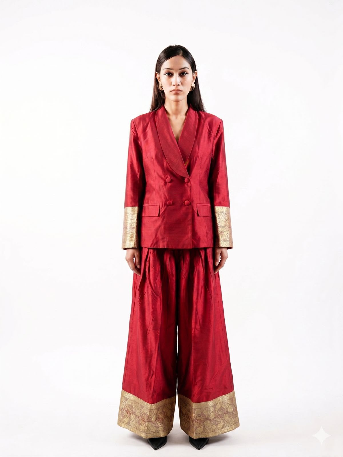 Tissue Silk  Coordinated  Set