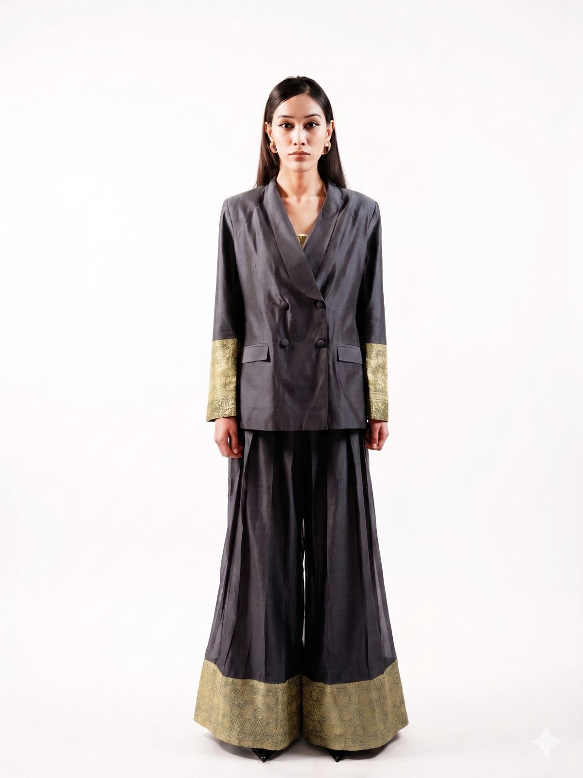 Tissue Silk  Coordinated  Set
