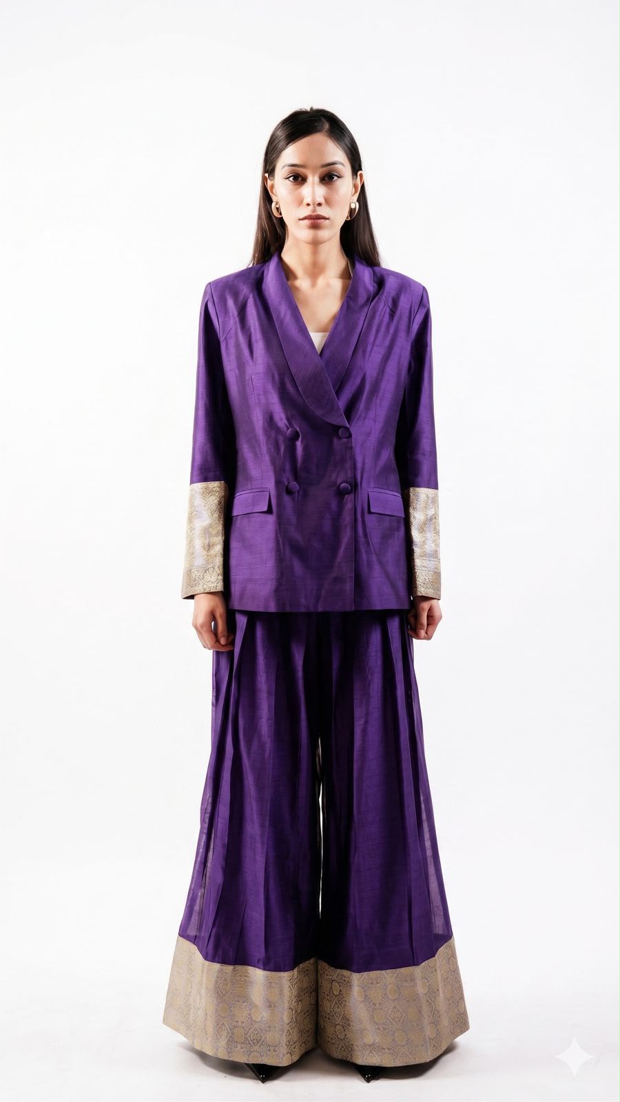Tissue Silk  Coordinated  Set